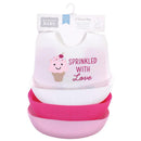 Baby Vision 2Pk Unisex Baby Silicone Bibs, Ice Cream, One Size Image 2