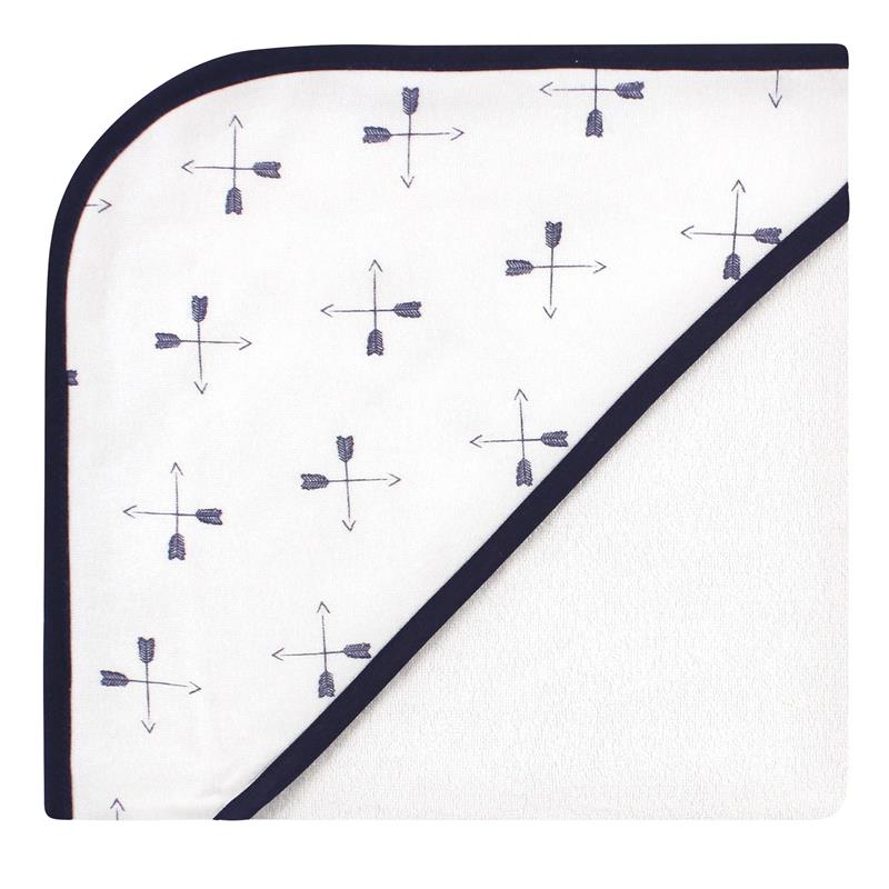 Baby Vision - 3Pk Hudson Baby Unisex Baby Cotton Rich Hooded Towels, Orange Fox Image 5