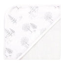 Baby Vision - 3Pk Touched by Nature Baby Organic Cotton Hooded Towels, Gray Woodland Image 3