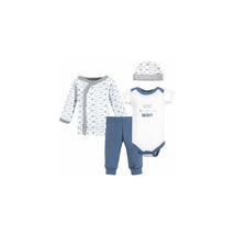 Baby Vision - 4Pc Baby Boy Cotton Layette Set, Arrows, Preemie Image 1