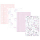 Baby Vision 4Pk Flannel Burp Cloth, Dreamy Unicorn Image 1