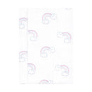 Baby Vision 4Pk Flannel Burp Cloth, Dreamy Unicorn Image 5