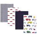 Baby Vision - 4Pk Flannel Burp Cloth, Going Places Image 1