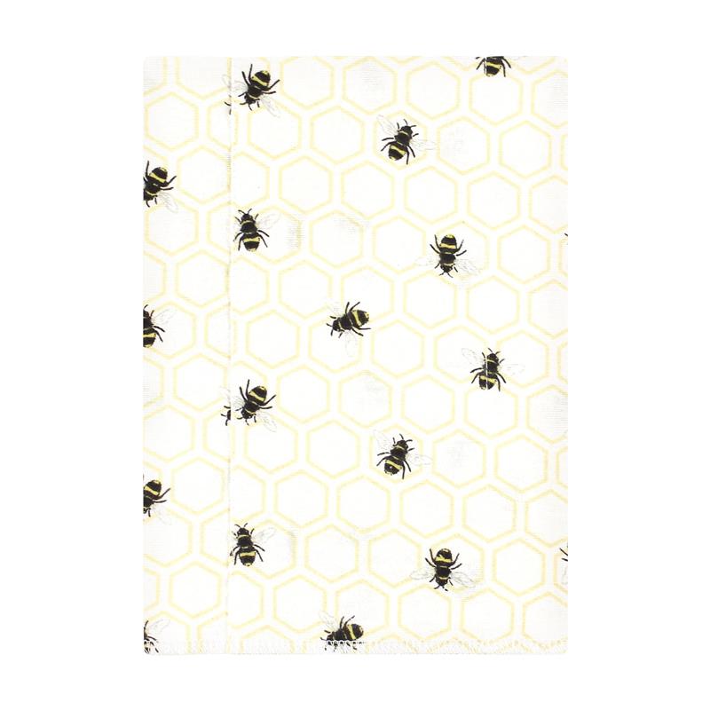 Baby Vision - 4Pk Flannel Burp Cloth Honey Bee Image 3