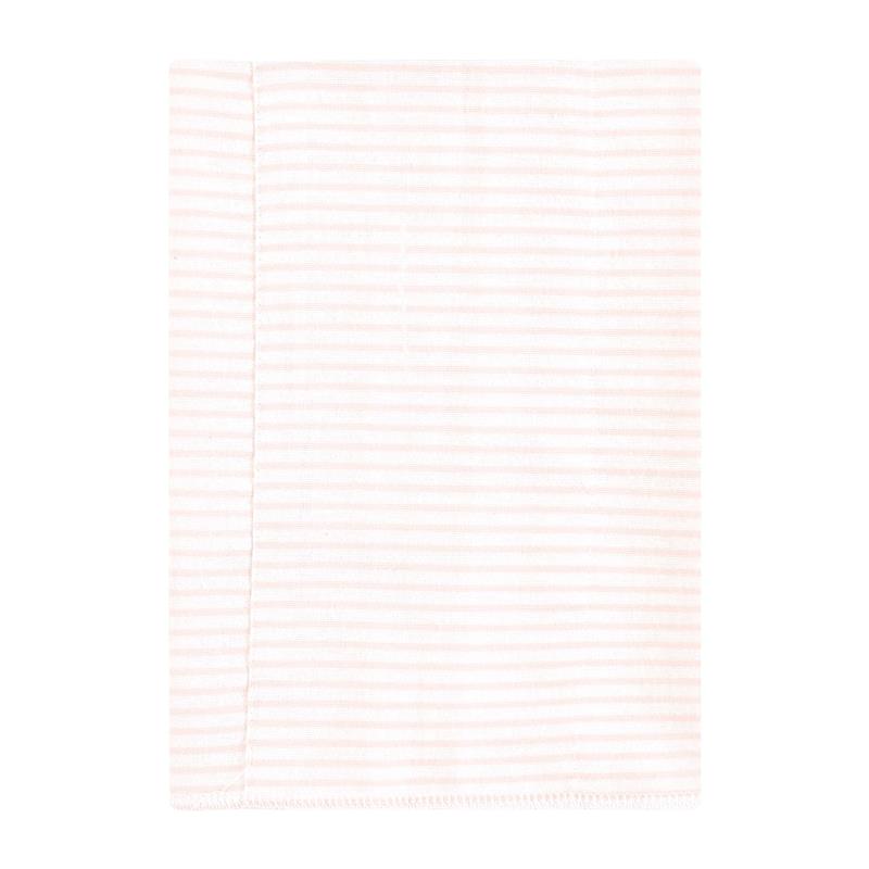 Baby Vision - 4Pk Flannel Burp Cloth Pink Taupe Bear Image 6