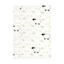 Baby Vision - 4Pk Flannel Burp Cloth Taupe Sheep Image 6