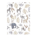 Baby Vision - 4Pk Hudson Baby Unisex Baby Cotton Flannel Burp Cloths Neutral Safari Image 3