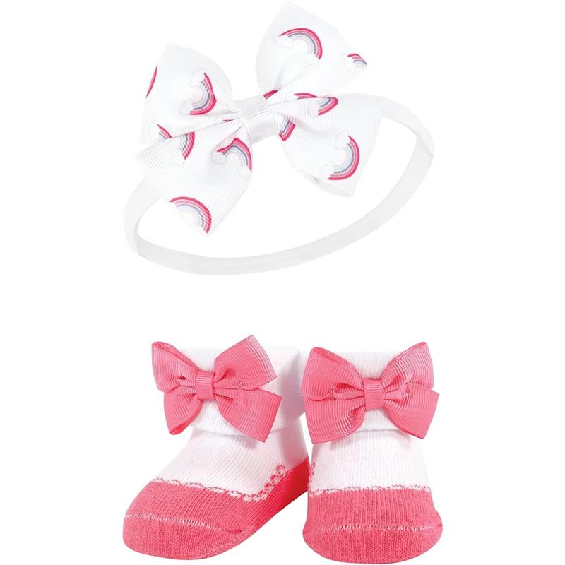 Baby Vision 6Pk Headband And Sock Set, Rainbow Image 3