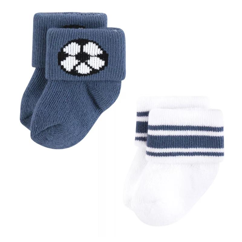 Baby Vision 8Pk Infant Boys Cotton Rich Newborn & Terry Socks Image 3