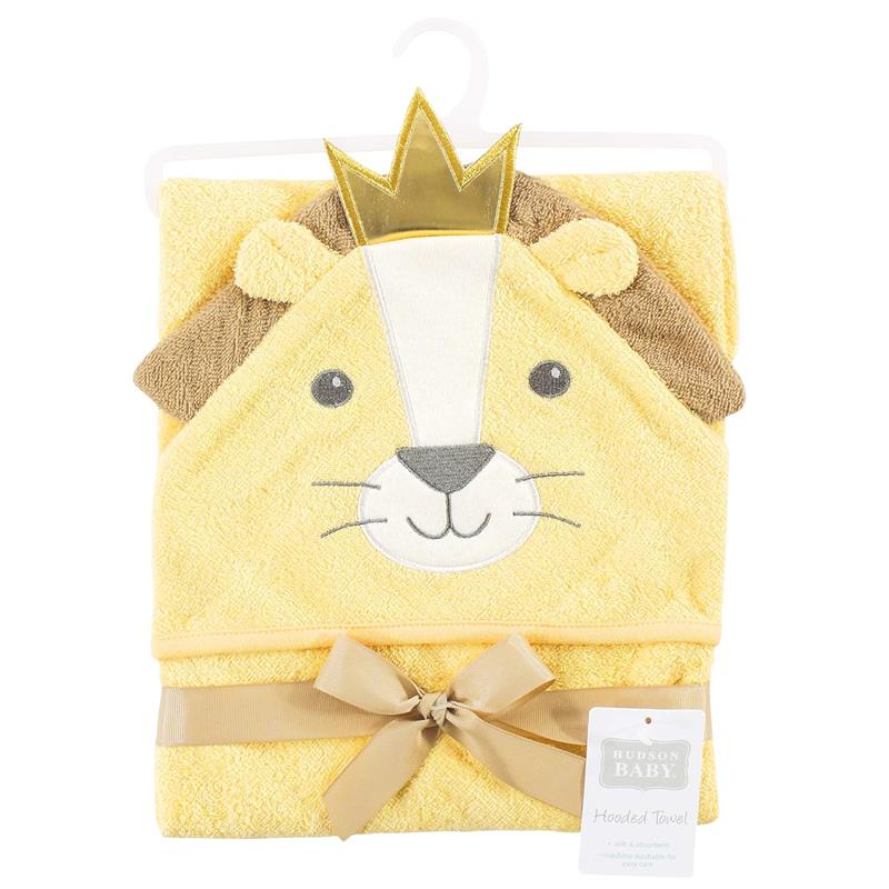Baby Vision Animal Hooded Towel, King Lion Image 2