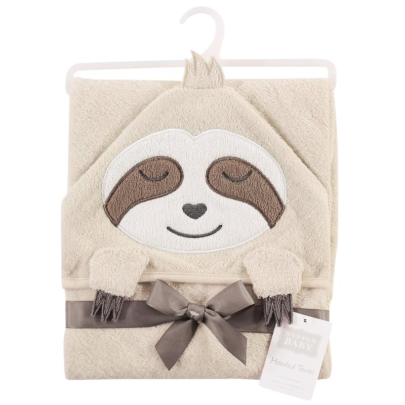 Baby Vision Animal Hooded Towel, Sloth Image 2