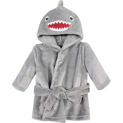 Baby Vision Bath - Plush Animal Bathrobe, Shark Image 1