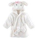 Baby Vision Bath - Plush Bathrobe, Girl Lamb 0-9M Image 1