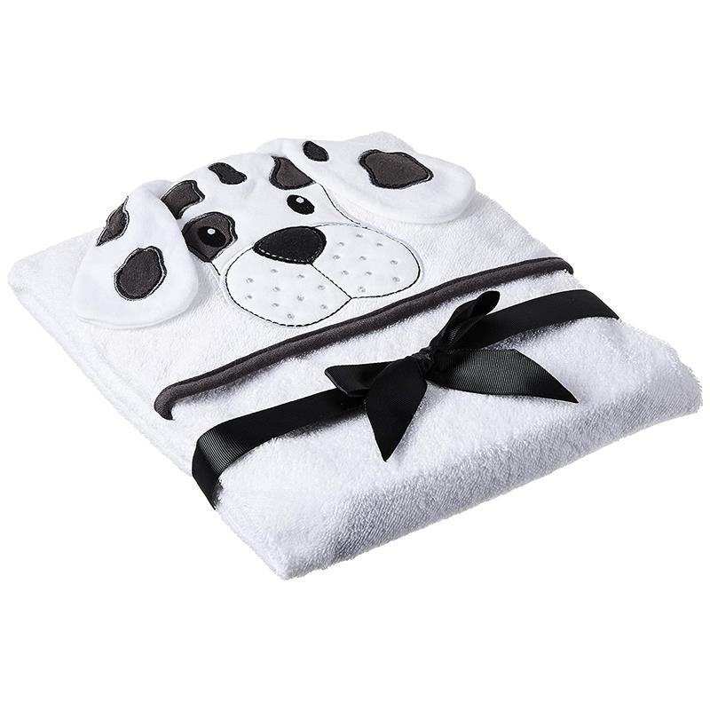 Baby Vision - Hudson Baby Cotton Animal Face Hooded Towel, Dalmatian Image 1