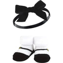 Baby Vision - Hudson Baby Girl's Headband and Socks Giftset, Red Pink Image 5