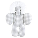 Baby Vision - Hudson Baby Unisex Baby Car Seat Body Support Insert, Gray Gingham, One Size  Image 1