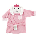 Baby Vision - Hudson Baby Unisex Baby Cotton Animal Face Bathrobe, Princess Bunny, One Size Image 2