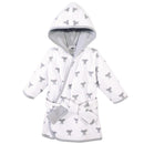 Baby Vision - Hudson Baby Unisex Baby Cotton Rich Bathrobe, Modern Elephant Image 1