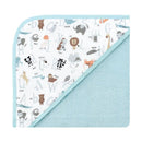 Baby Vision - Hudson Baby Unisex Baby Cotton Rich Hooded Towels, Alphabet, One Size Image 3