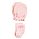 Baby Vision - Hudson Baby Unisex Baby Socks and Mittens Set, Woodland Girl, 0/6M Image 5