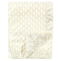 Baby Vision Mink/Satin Plush Blanket, Cream Image 1