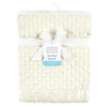 Baby Vision Mink/Satin Plush Blanket, Cream Image 3