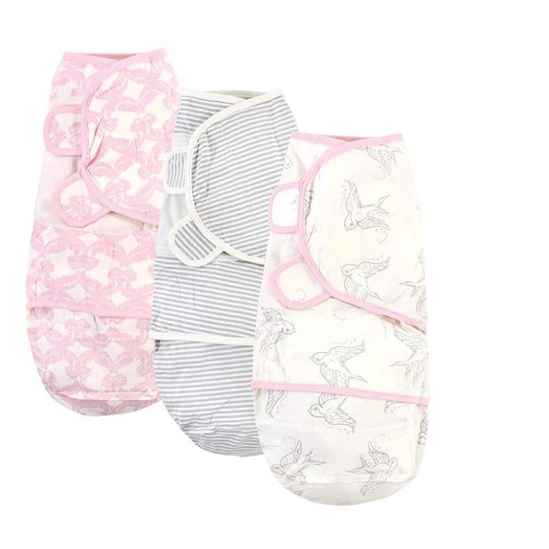 Baby Vision - Touched by Nature Baby Organic Cotton Swaddle Wraps, Bird, 0/3M Image 1