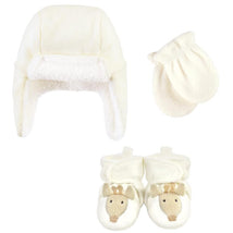Baby Vision - Trapper Hat, Mitten And Bootie Set, Giraffe Image 1