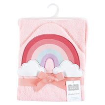 Baby Vision Unisex Baby Cotton Animal Face Hooded Towel, Rainbow, One Size Image 2