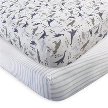 Baby Vision - Unisex Baby Organic Cotton Crib Sheet, Dino Image 1