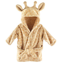 Baby Vision Unisex Baby Plush Animal Face Bathrobe, Giraffe Image 1
