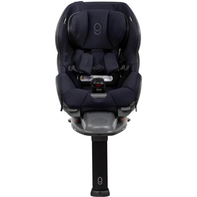 Classic Convertible Car Seat in charcoal grey and midnight blue, featuring adjustable straps and a secure base.