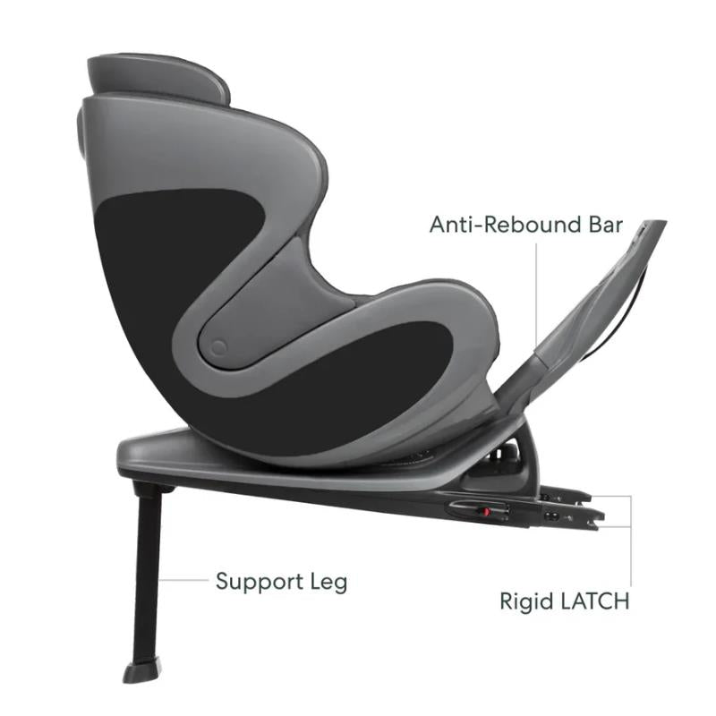 Babyark - Classic Convertible Car Seat, Charcoal Grey/Midnight Blue Image 3