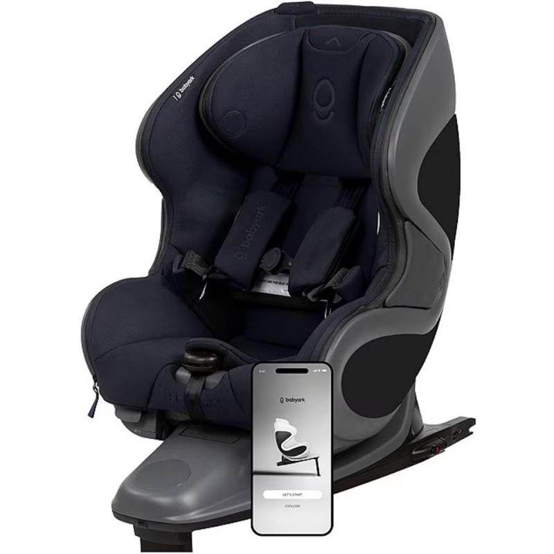 Babyark - Smart Convertible Car Seat, Charcoal Grey Base/Midnight Blue Seat Image 4