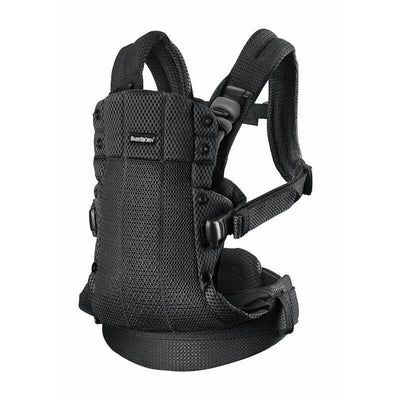 BabyBjorn Baby Carrier Harmony in 3D mesh, black, features adjustable straps and ergonomic design for comfortable baby carrying.