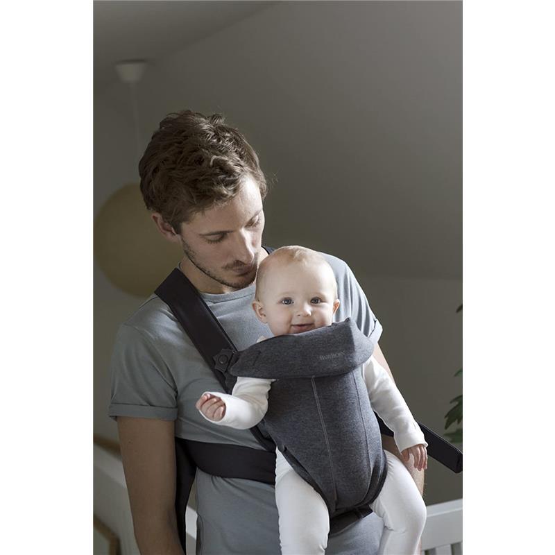Babybjorn - Baby Carrier Mini 3D Jersey, Dark Gray Image 3