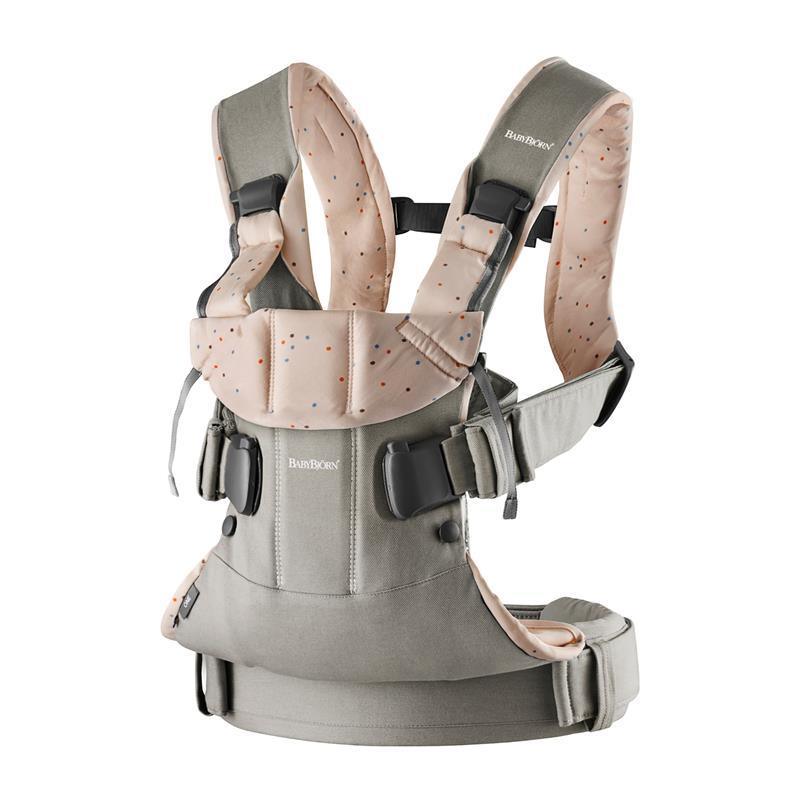 Babybjorn Baby Carrier One, Classic Grey/Pink Sprinkles Image 1