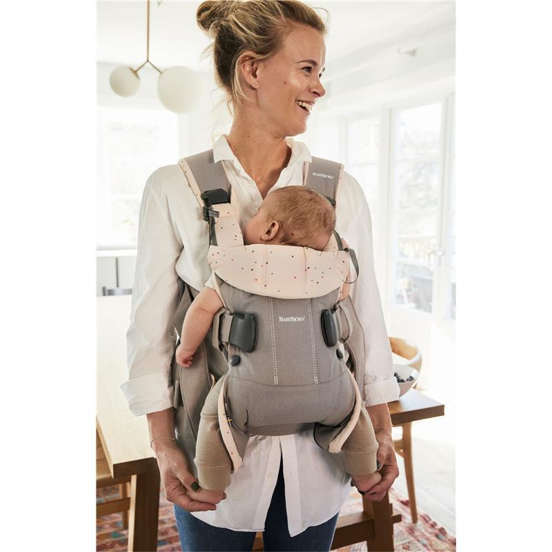 Babybjorn Baby Carrier One, Classic Grey/Pink Sprinkles Image 3
