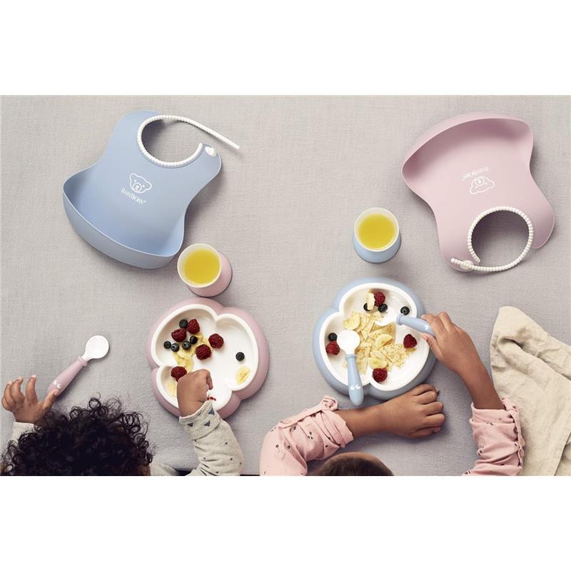 BabyBjorn - Baby Spoon and Fork, 4 pcs Powder Blue Image 4