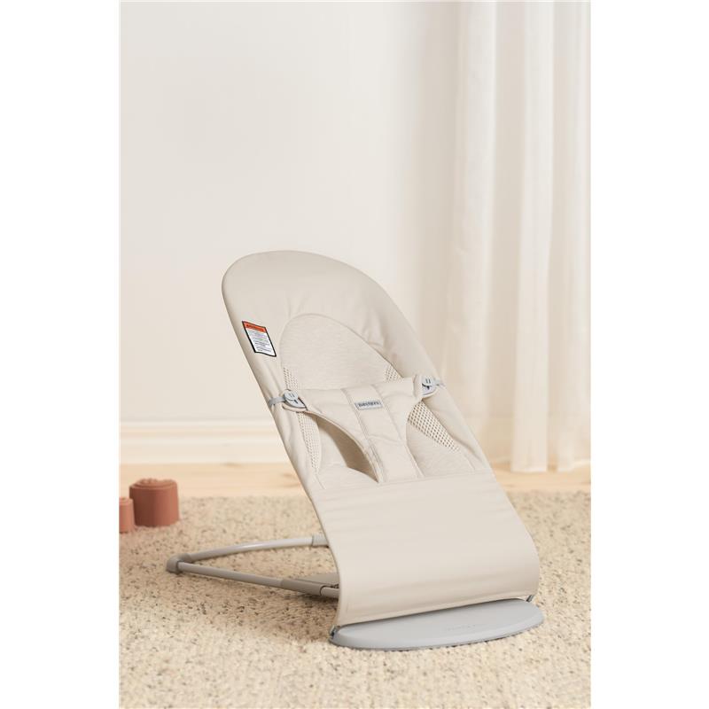 BabyBjörn - Bouncer Balance Soft, Light Beige, 2-in-1 Adjustable Baby Bouncer Seat Image 9
