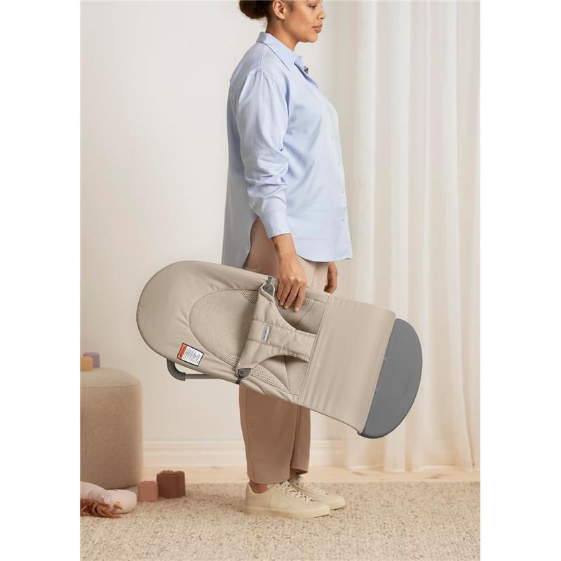 Babybjorn - Bouncer Balance Soft Tri-Fabric, Sand Gray Image 5