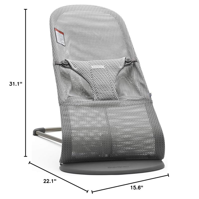 Babybjorn - Bouncer Bliss Mesh, Gray Image 6