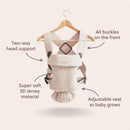 Babybjorn - Carrier Mini 3D Jersey, Light Beige Image 2