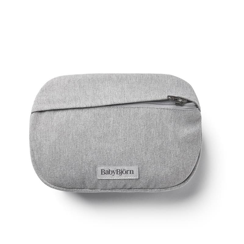 BabyBjörn - Pocket Pouch for Baby Carrier, Woven Mélange, Light Gray Image 1