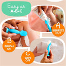 Baby Bum - Mini Brush Blue Diaper Ointment Applicator Image 2