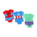Babyfair 3Pk Disney Boy Bodysuit, Marvel Image 1
