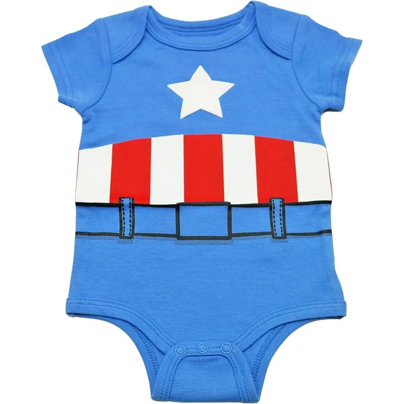 Babyfair 3Pk Disney Boy Bodysuit, Marvel Image 3