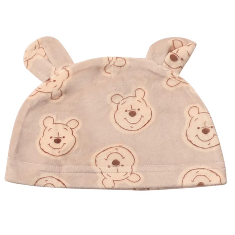 Babyfair 3Pk Disney Boy Bodysuit, Pants & Hat, Winnie The Pooh Image 2