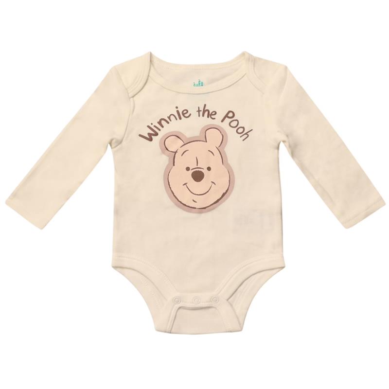 Babyfair 3Pk Disney Boy Bodysuit, Pants & Hat, Winnie The Pooh Image 3