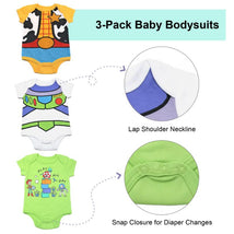 Babyfair 3Pk Disney Boy Bodysuit, Toy Story Image 2